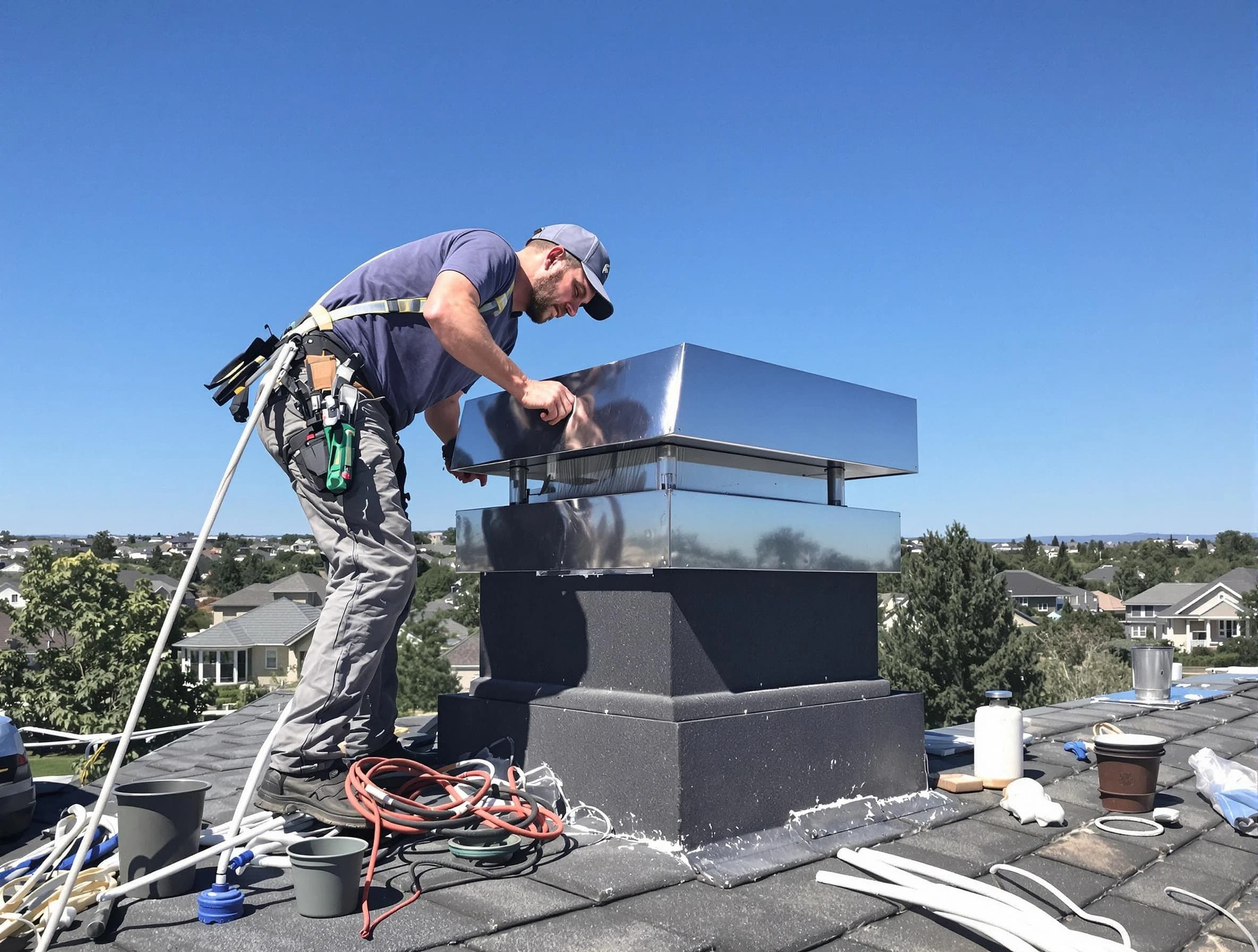 Chimney Cap Services service in Morris, NJ